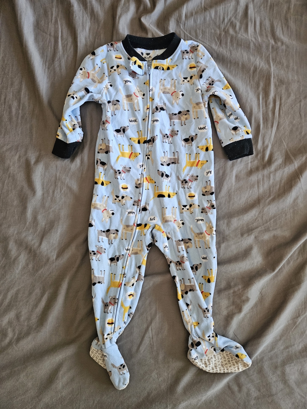 Carter's Fleece Footed One-Piece 18 Months